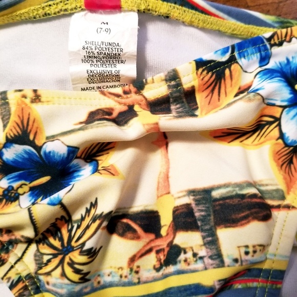 OP Ruffle Two Piece Bathing - Picture 4 of 6